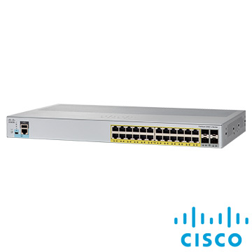 Cisco思科 (2960L-24PS) 24埠 交換器